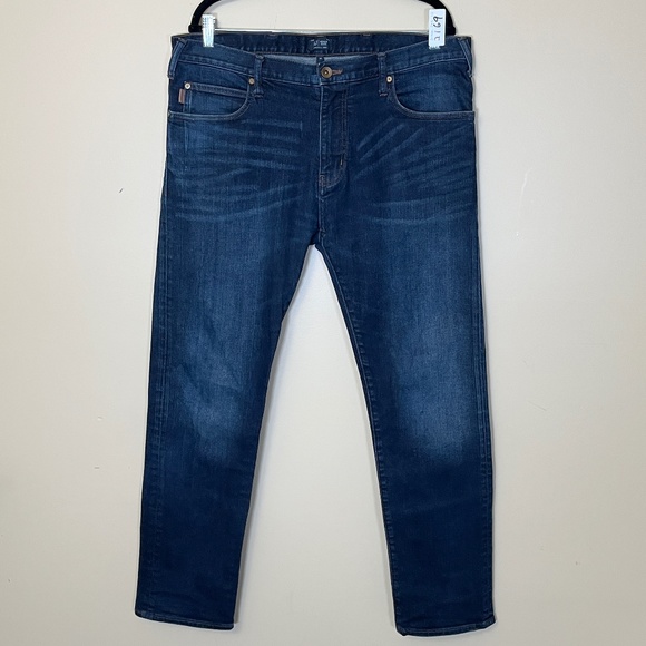 Armani Jeans J45 Slim Fit Stretch Jeans - Men's Size 36*31 - Blue